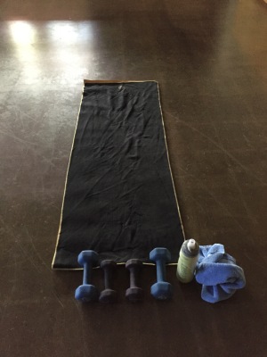 Yoga black mat